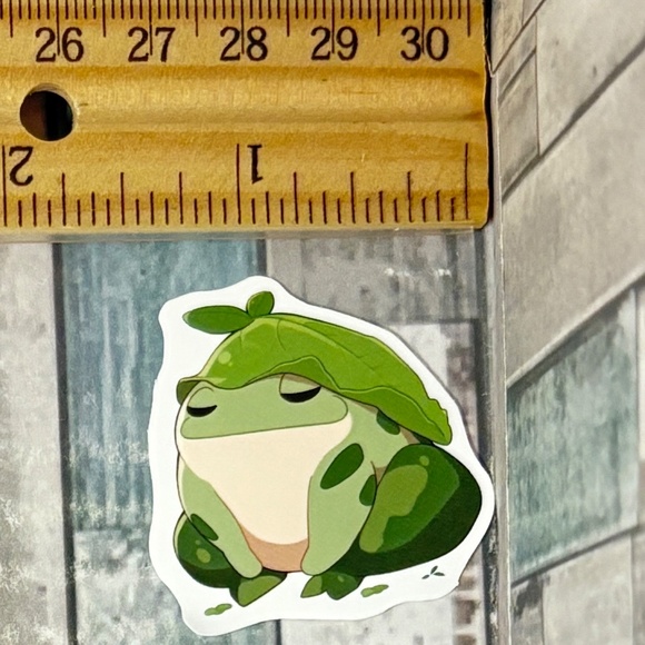 Design | 110 Cartoon Kawaii Frog Reusable Waterproof Vinyl Sticker ...
